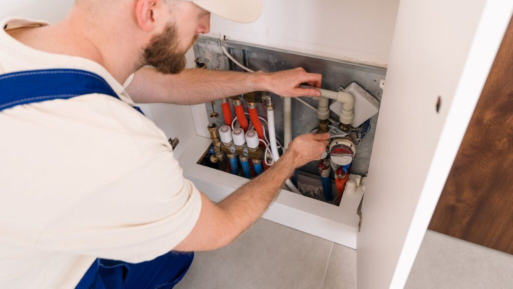 Etäluettavan vesimittarin asennus